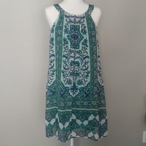 AUW Dress Shift Boho Sundress